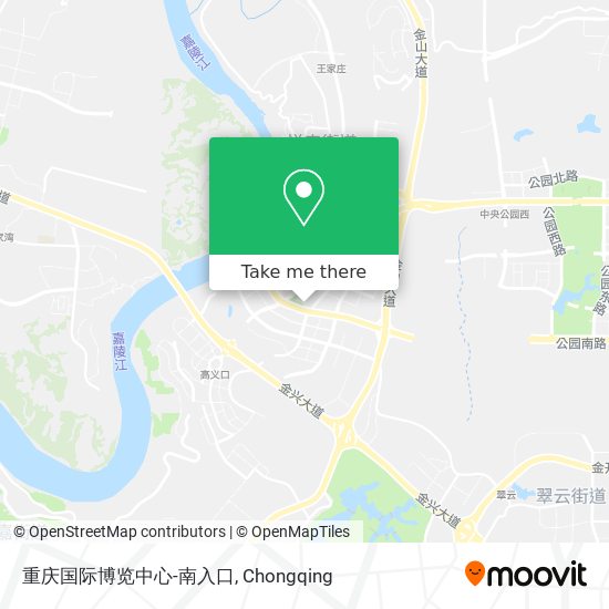 重庆国际博览中心-南入口 map