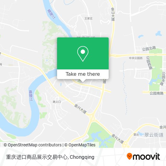 重庆进口商品展示交易中心 map