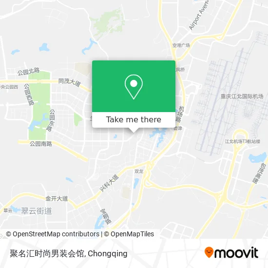 聚名汇时尚男装会馆 map