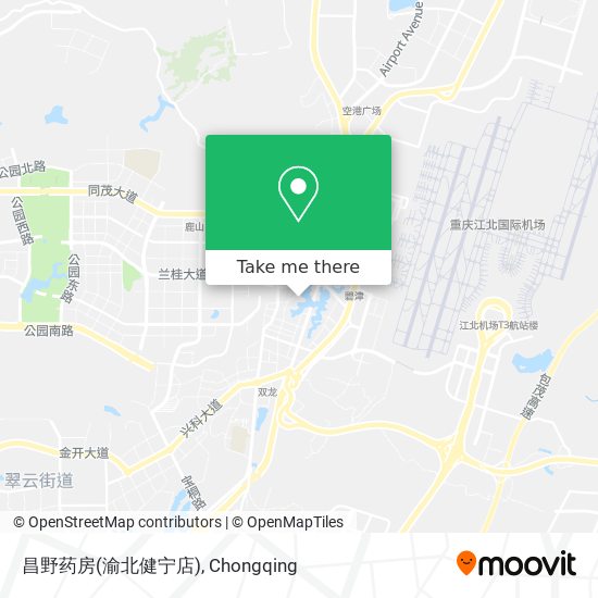 昌野药房(渝北健宁店) map