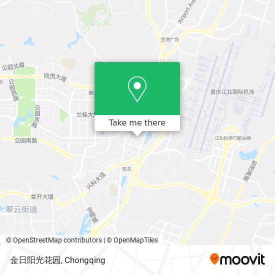 金日阳光花园 map