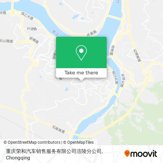 重庆荣和汽车销售服务有限公司涪陵分公司 map