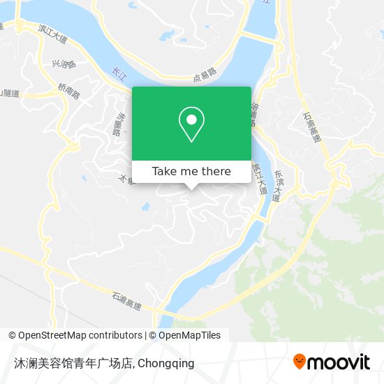 沐澜美容馆青年广场店 map