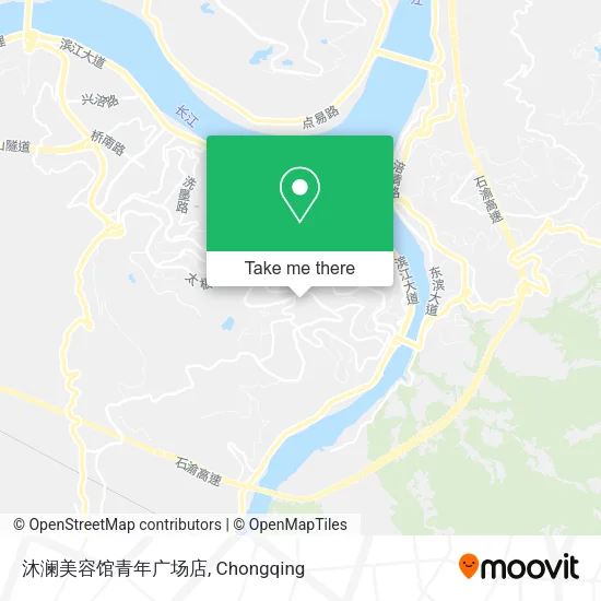 沐澜美容馆青年广场店 map