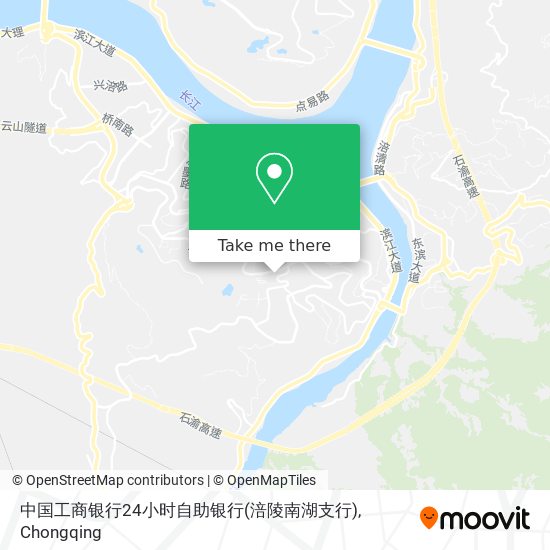 中国工商银行24小时自助银行(涪陵南湖支行) map
