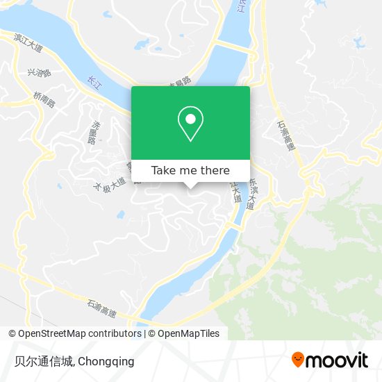 贝尔通信城 map