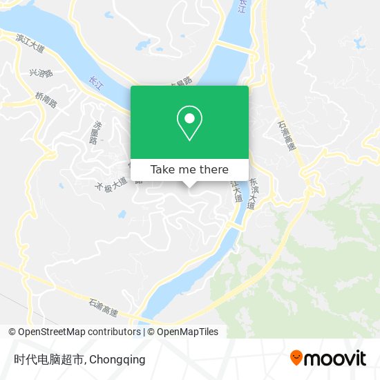 时代电脑超市 map
