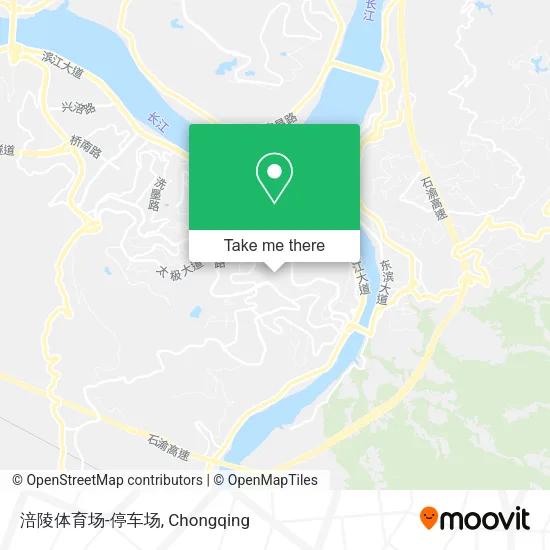 涪陵体育场-停车场 map