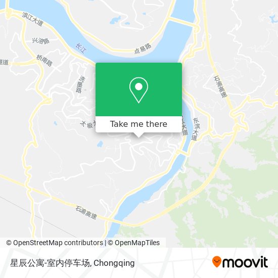 星辰公寓-室内停车场 map