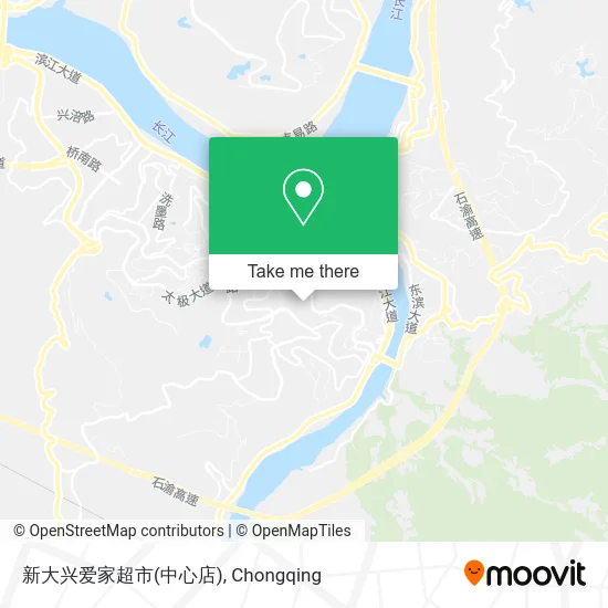 新大兴爱家超市(中心店) map