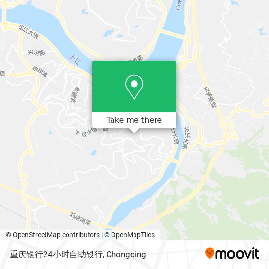 重庆银行24小时自助银行 map