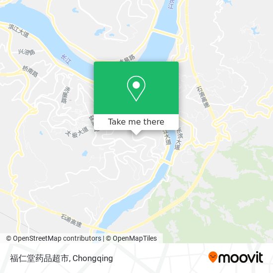 福仁堂药品超市 map