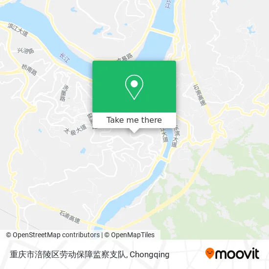 重庆市涪陵区劳动保障监察支队 map