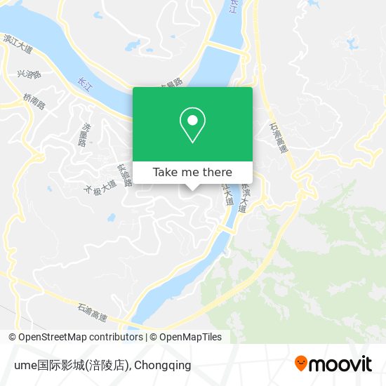 ume国际影城(涪陵店) map