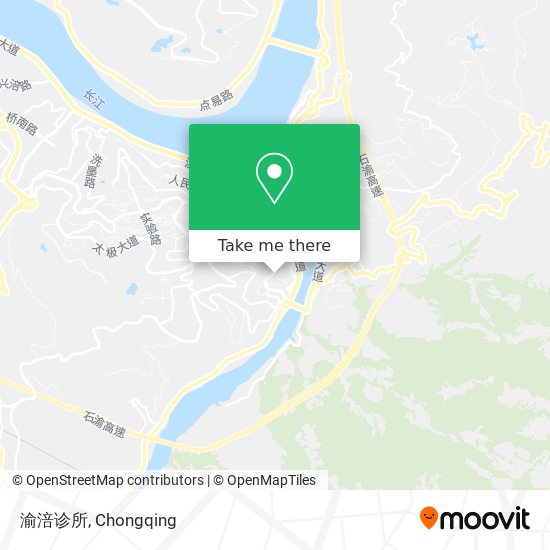 渝涪诊所 map
