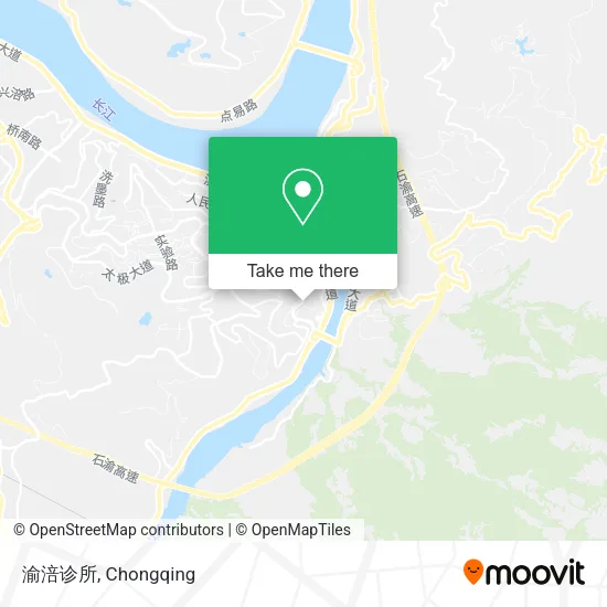 渝涪诊所 map
