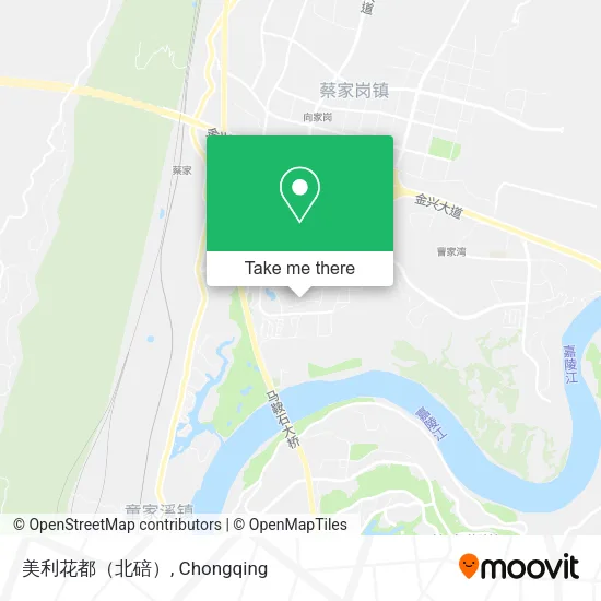 美利花都（北碚） map
