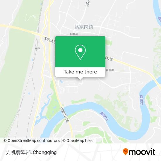 力帆翡翠郡 map