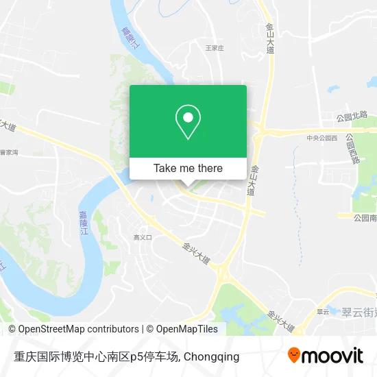 重庆国际博览中心南区p5停车场 map