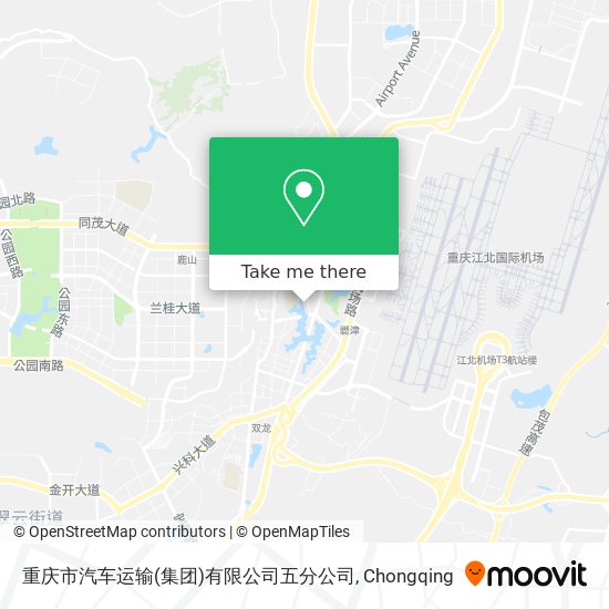 重庆市汽车运输(集团)有限公司五分公司 map