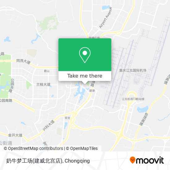 奶牛梦工场(建威北宫店) map