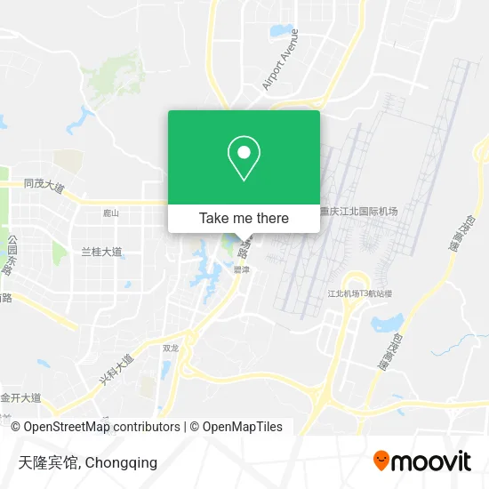 天隆宾馆 map