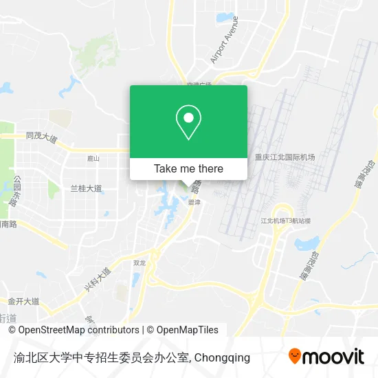 渝北区大学中专招生委员会办公室 map