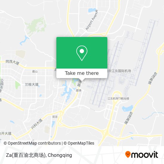 Za(重百渝北商场) map