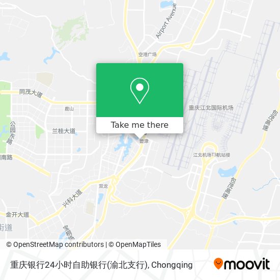 重庆银行24小时自助银行(渝北支行) map