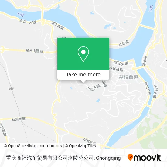 重庆商社汽车贸易有限公司涪陵分公司 map