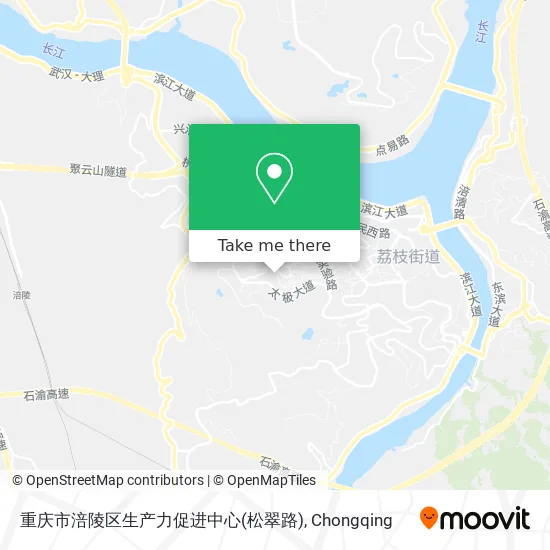 重庆市涪陵区生产力促进中心(松翠路) map