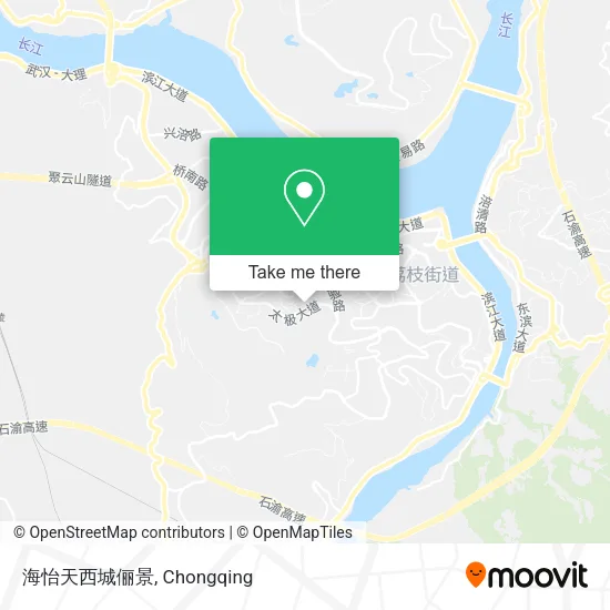 海怡天西城俪景 map