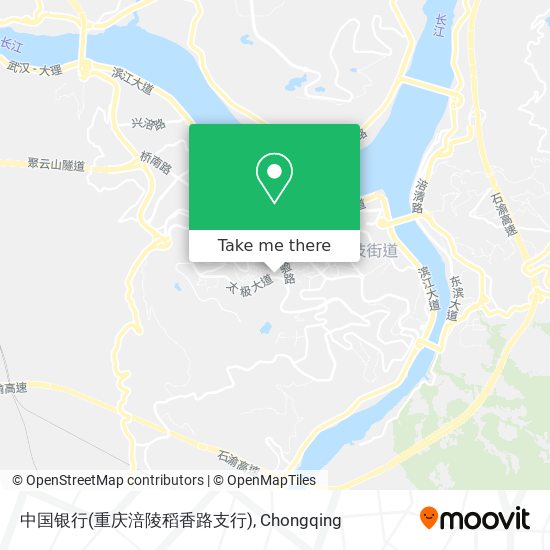 中国银行(重庆涪陵稻香路支行) map