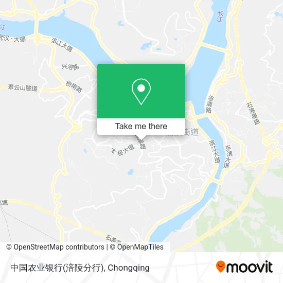 中国农业银行(涪陵分行) map