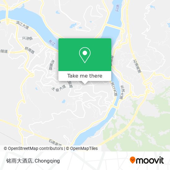 铭雨大酒店 map