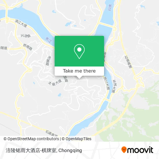 涪陵铭雨大酒店-棋牌室 map