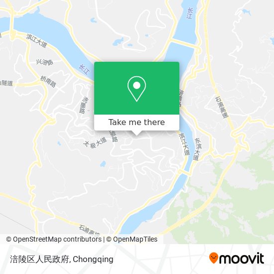 涪陵区人民政府 map