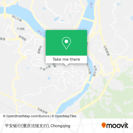 平安银行(重庆涪陵支行) map