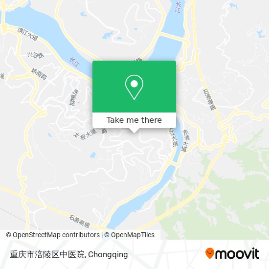 重庆市涪陵区中医院 map