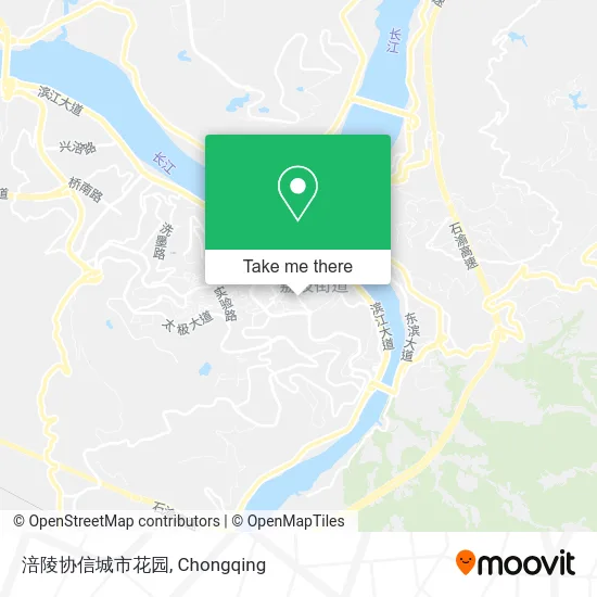 涪陵协信城市花园 map