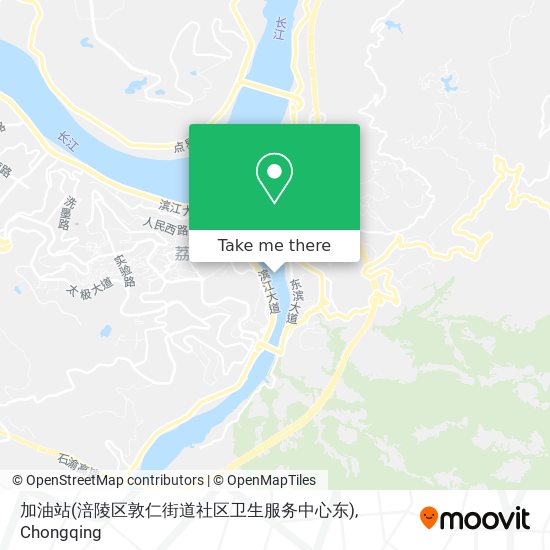 加油站(涪陵区敦仁街道社区卫生服务中心东) map