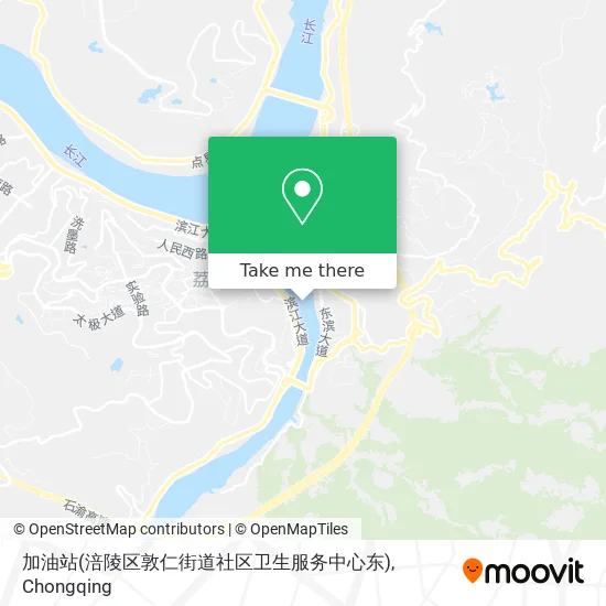 加油站(涪陵区敦仁街道社区卫生服务中心东) map