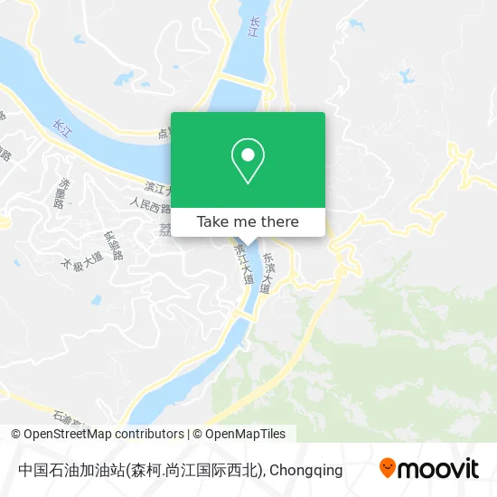 中国石油加油站(森柯.尚江国际西北) map