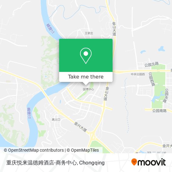 重庆悦来温德姆酒店-商务中心 map