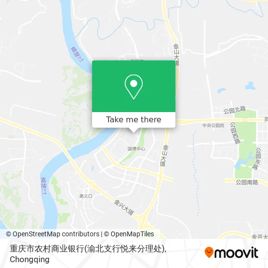 重庆市农村商业银行(渝北支行悦来分理处) map
