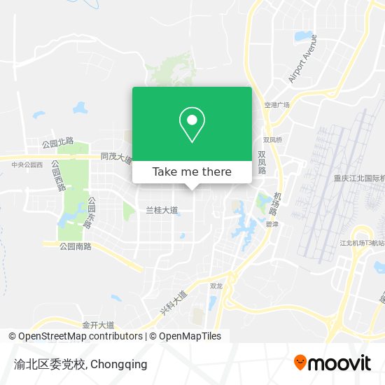 渝北区委党校 map
