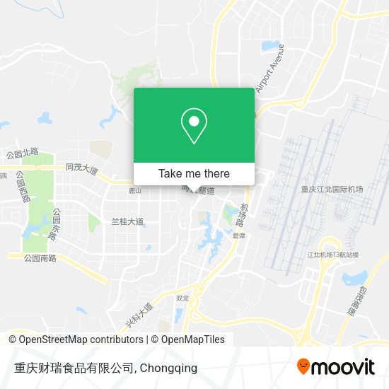 重庆财瑞食品有限公司 map