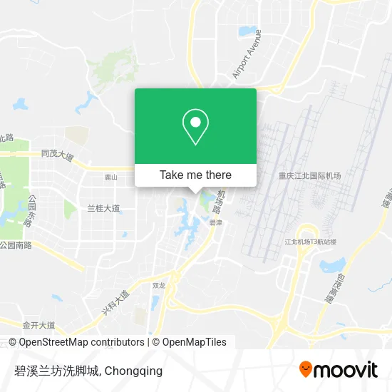 碧溪兰坊洗脚城 map