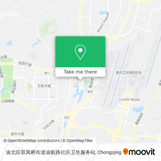 渝北区双凤桥街道渝航路社区卫生服务站 map