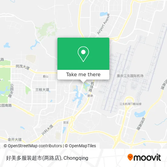 好美多服装超市(两路店) map